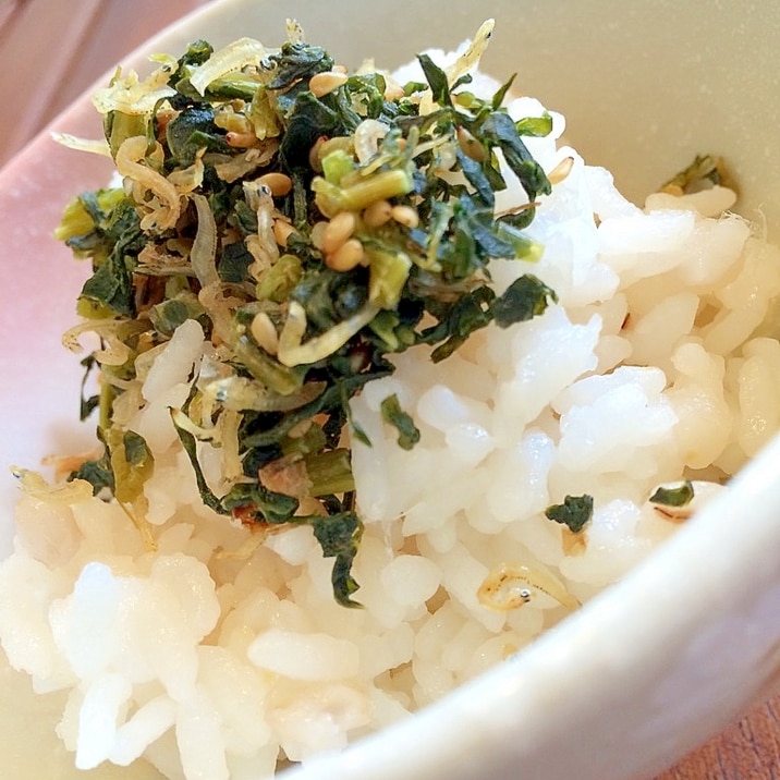 ご飯がすすむ!大根の葉ふりかけ!
